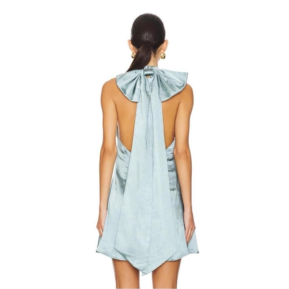 Elliatt Sky Blue Backless Dress
